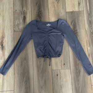 Blue Hollister top